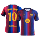 LAMINE YAMAL #10 Barcelone Domicile Maillot 2026/27 Bleu&Grenat - UCL
