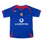 Retro Manchester United Away Shirt 2005/06 Blue