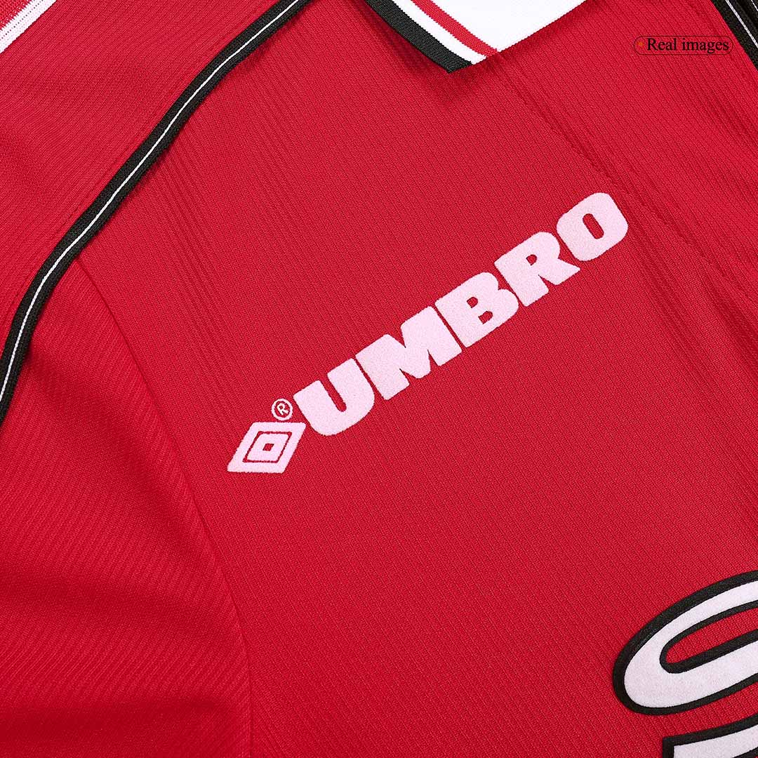 Maillot rétro domicile Manchester United 98/00 rouge