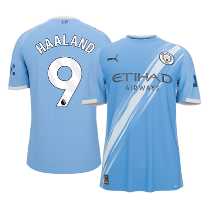 HAALAND #9 Maillot Domicile Manchester City 2025/26 Bleu - Super