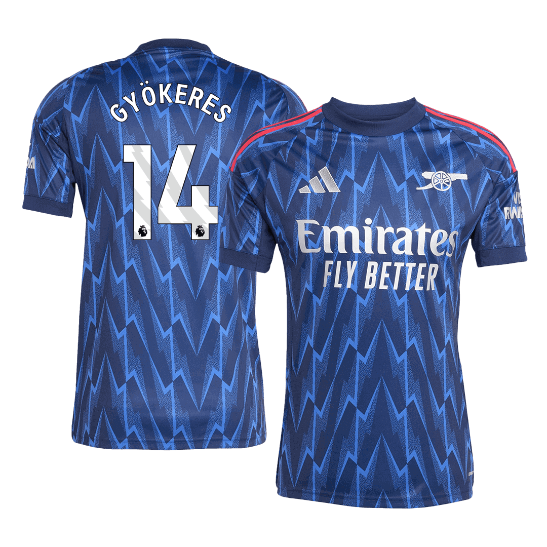 GYÖKERES #14 Arsenal Extérieur Maillot 2025/26 Bleu