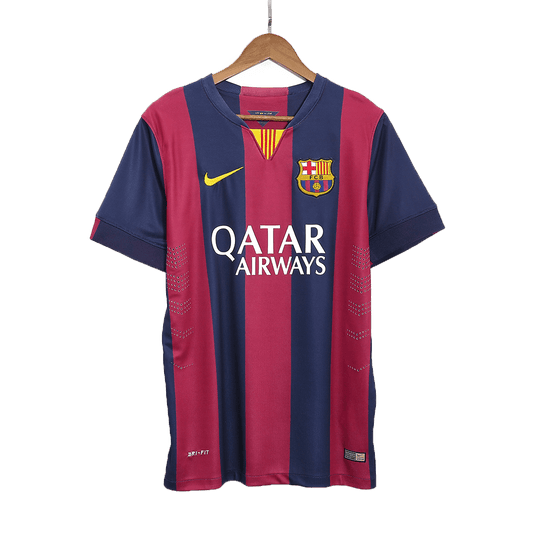 Maillot Domicile Rétro Barcelone 2014/15 Rouge&Bleu