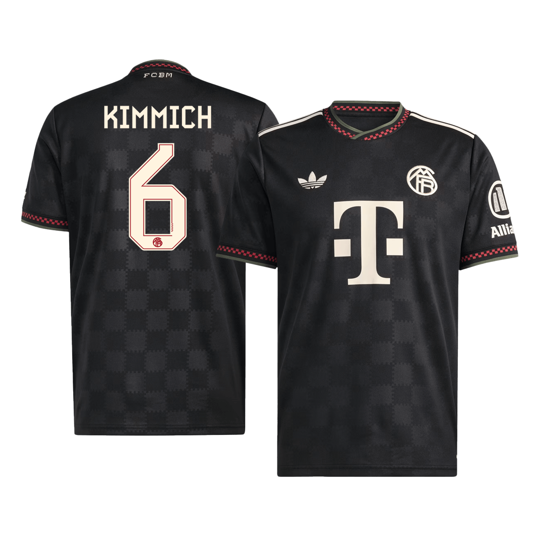 KIMMICH #6 Bayern Munich Troisième Maillot 2025/26 Noir