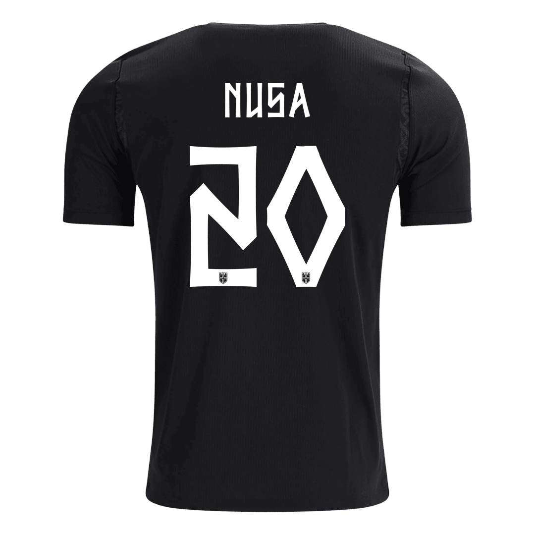 NUSA #20 Norvège Extérieur Maillot - Coupe du Monde 2026 Noir