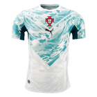 Maillot Extérieur Portugal - Coupe du Monde 2026 Joueur Blanc&Vert