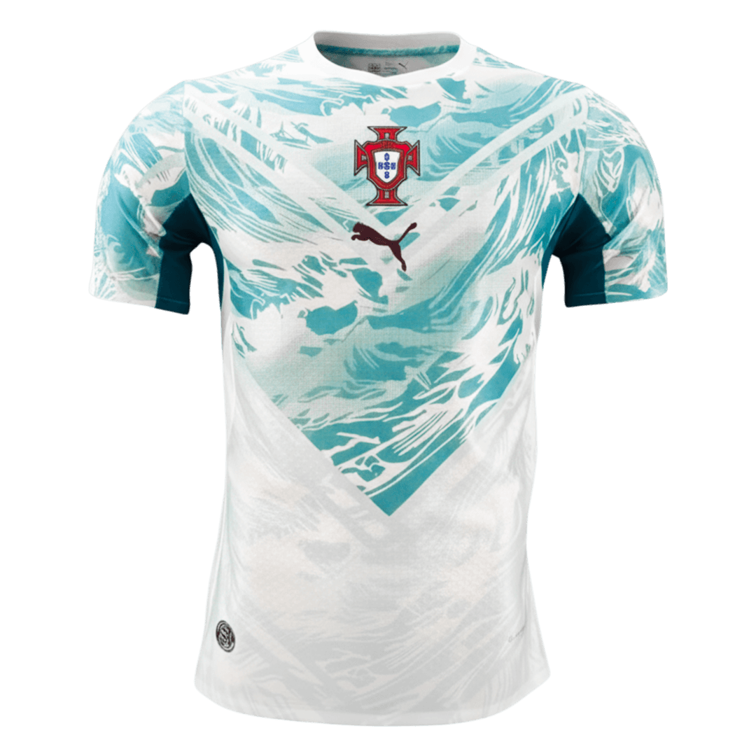 Maillot Extérieur Portugal - Coupe du Monde 2026 Joueur Blanc&Vert