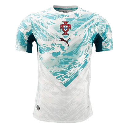 Maillot Extérieur Portugal - Coupe du Monde 2026 Joueur Blanc&Vert