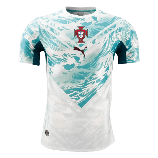Maillot Extérieur Portugal - Coupe du Monde 2026 Joueur Blanc&Vert