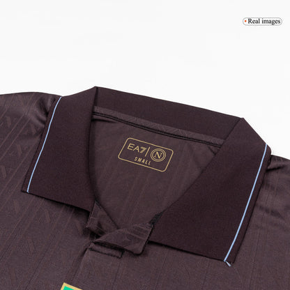 Napoli Third Maillot 2025/26 Noir Joueur