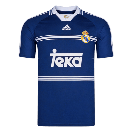 Maillot Rétro Real Madrid Extérieur 1998/99 Bleu marine