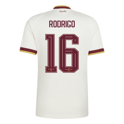 RODRIGO #16 Spain Away Jersey - 2026 World Cup White