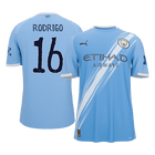 RODRIGO #16 Manchester City Domicile Maillot - Coupe du Monde 2025/26 Bleu - Super