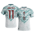 JOÃO FÉLIX #11 Portugal Maillot Domicile - Coupe du Monde 2026 Blanc et Vert