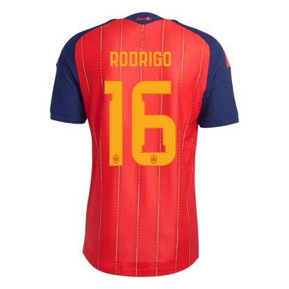 RODRIGO #16 Spain Home Jersey - 2026 World Cup Red Player