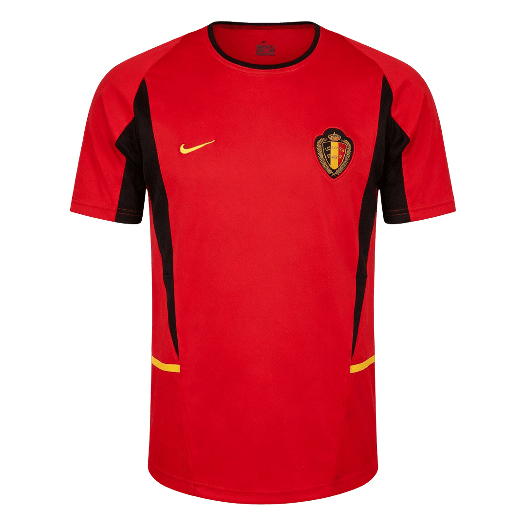 Maillot Rétro Domicile Belgique 2002 Rouge