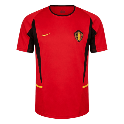 Maillot Rétro Domicile Belgique 2002 Rouge