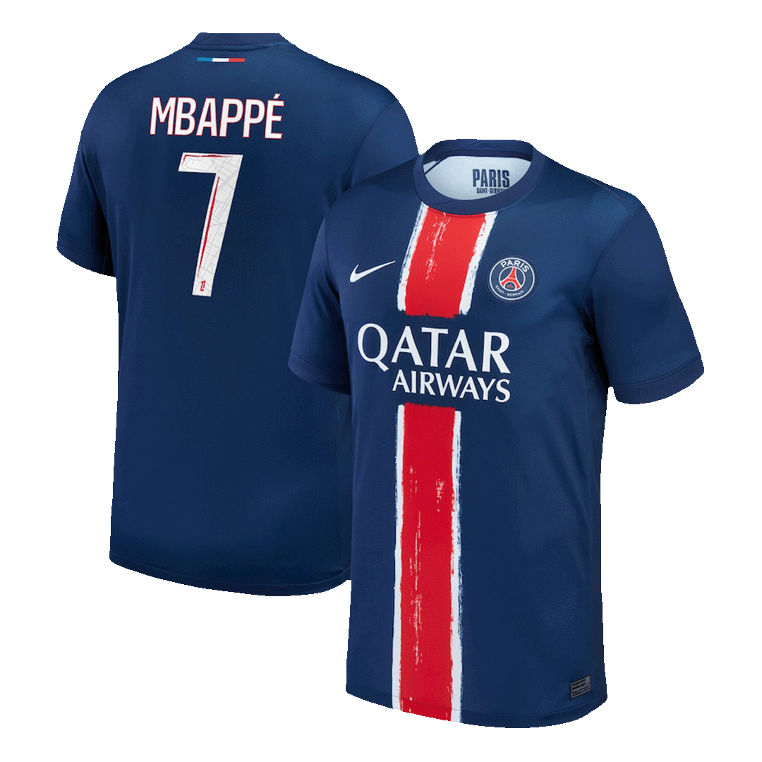 MBAPPÉ #7 PSG Domicile Maillot 2024/25 Bleu marine