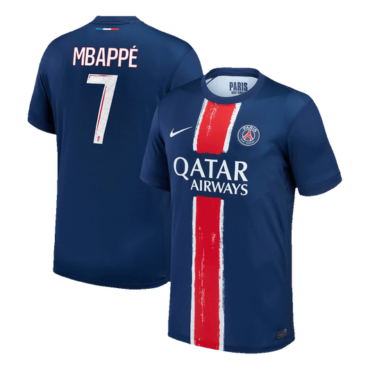MBAPPÉ #7 PSG Domicile Maillot 2024/25 Bleu marine