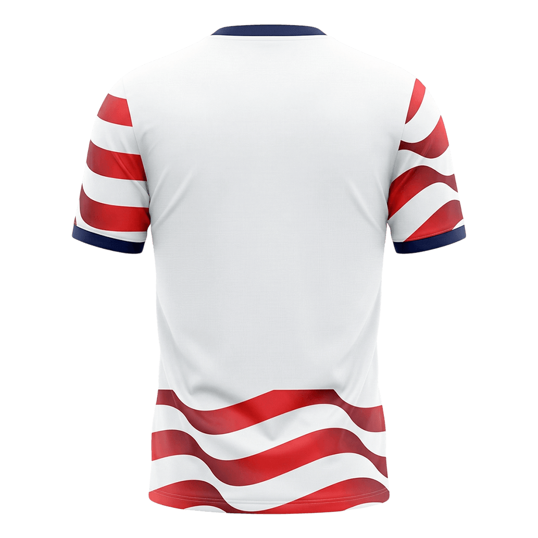 US Home Shirt - World Cup 2026 Red&White - Super