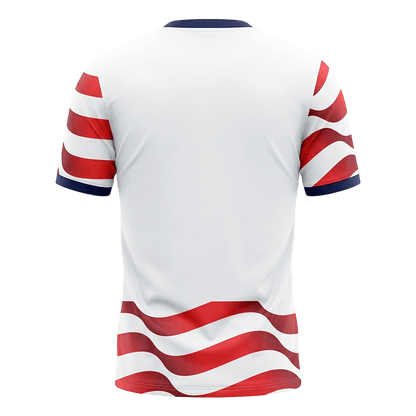 US Home Shirt - World Cup 2026 Red&White - Super