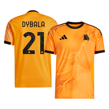 DYBALA #21 Maillot Extérieur AS Roma 2025/26 Orange