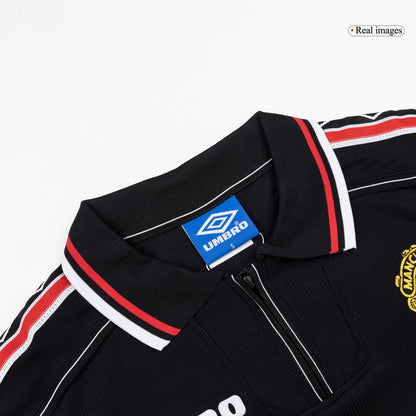 Rétro Maillot Extérieur Manchester United 1998 Noir