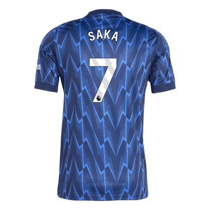 SAKA #7 Maillot Extérieur Arsenal 2025/26 Bleu