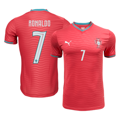 Maillot Domicile RONALDO #7 Portugal - Coupe du Monde 2026 Rouge Joueur