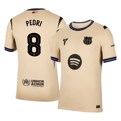PEDRI #8 Barcelona Extérieur Maillot 2025/26 Jaune - UCL