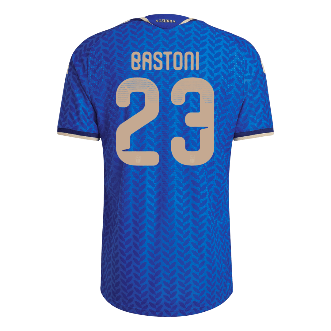 BASTONI #23 Italie Domicile Maillot - Coupe du Monde 2026 Bleu Joueur