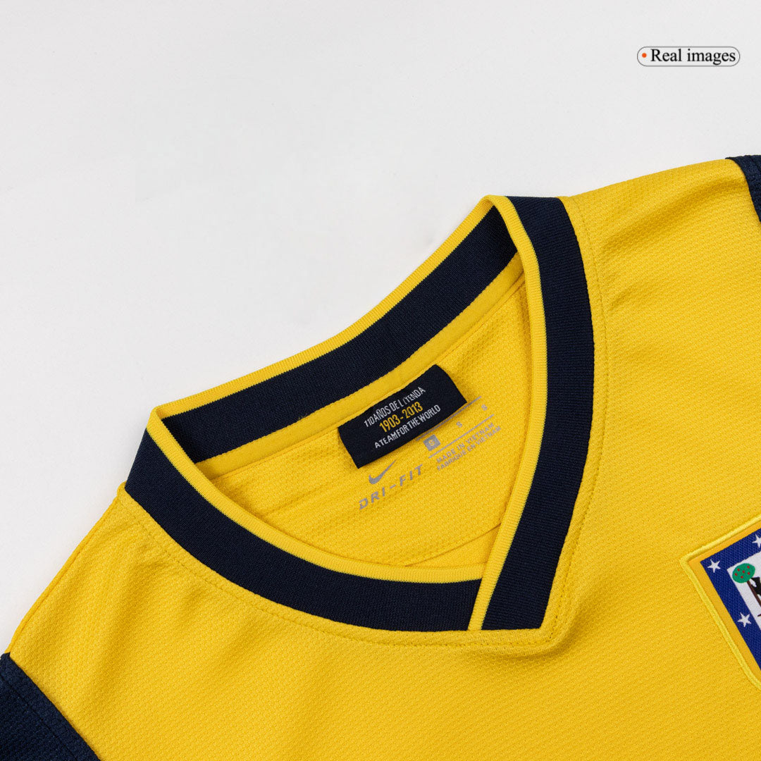 Maillot Rétro Atlético Madrid Extérieur 2013/14 Jaune