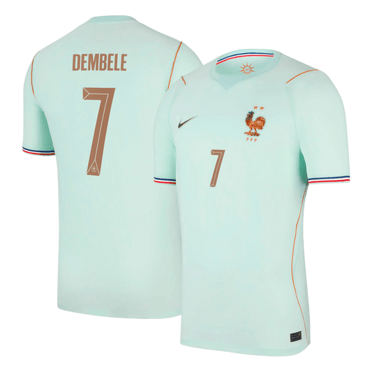 DEMBELE #7 France Away Jersey - World Cup 2026 Blue