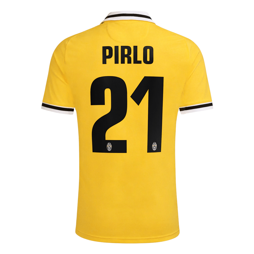 Maillot Rétro PIRLO #21 Juventus Extérieur 2013/14 Jaune