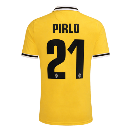 Maillot Rétro PIRLO #21 Juventus Extérieur 2013/14 Jaune