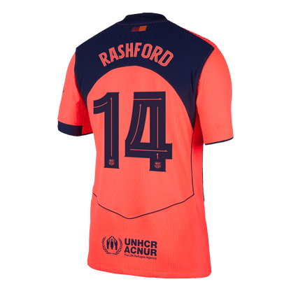 RASHFORD #14 Maillot Tiers Barcelone 2025/26 Orange Joueur - UCL