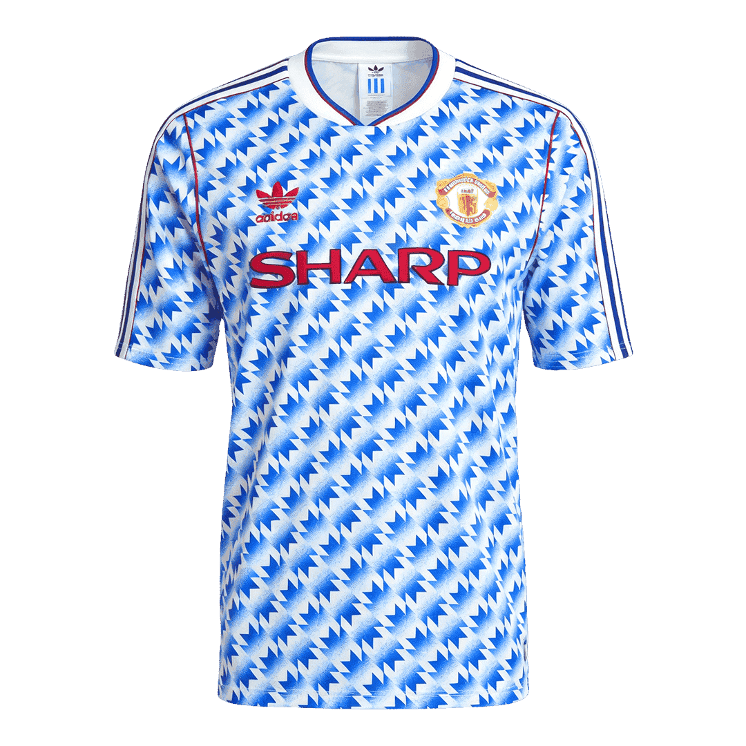 Retro Manchester United Away Shirt 1990/92 Blue