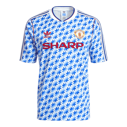 Retro Manchester United Away Shirt 1990/92 Blue