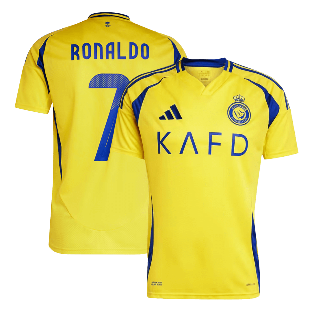 RONALDO #7 Al Nassr Maillot Domicile 2024/25 Jaune - ACL