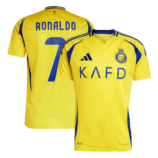 RONALDO #7 Al Nassr Maillot Domicile 2024/25 Jaune - ACL