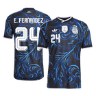 E. FERNANDEZ #24 Maillot extérieur Argentine - Coupe du Monde 2026 Noir Joueur