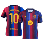 LAMINE YAMAL #10 Barcelone Domicile Maillot 2026/27 Bleu&Grenat