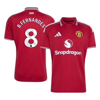 B.FERNANDES #8 Manchester United Maillot Domicile 2026/27 Rouge