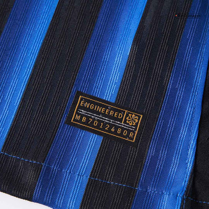 DUMFRIES #2 Inter Milan Domicile Maillot 2025/26 Bleu&Noir Joueur