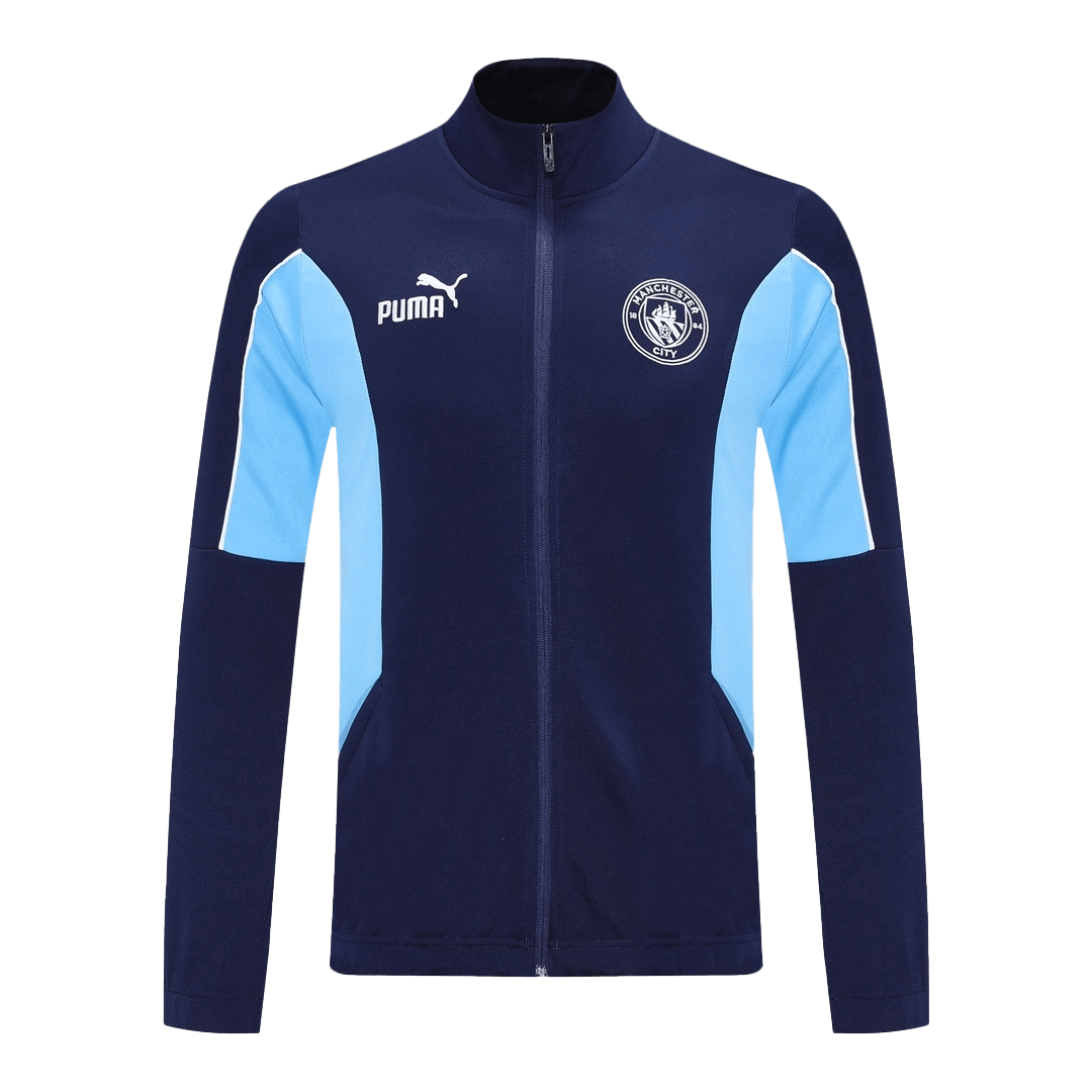 Manchester City Veste de Football Kit 2025/26 Bleu marine