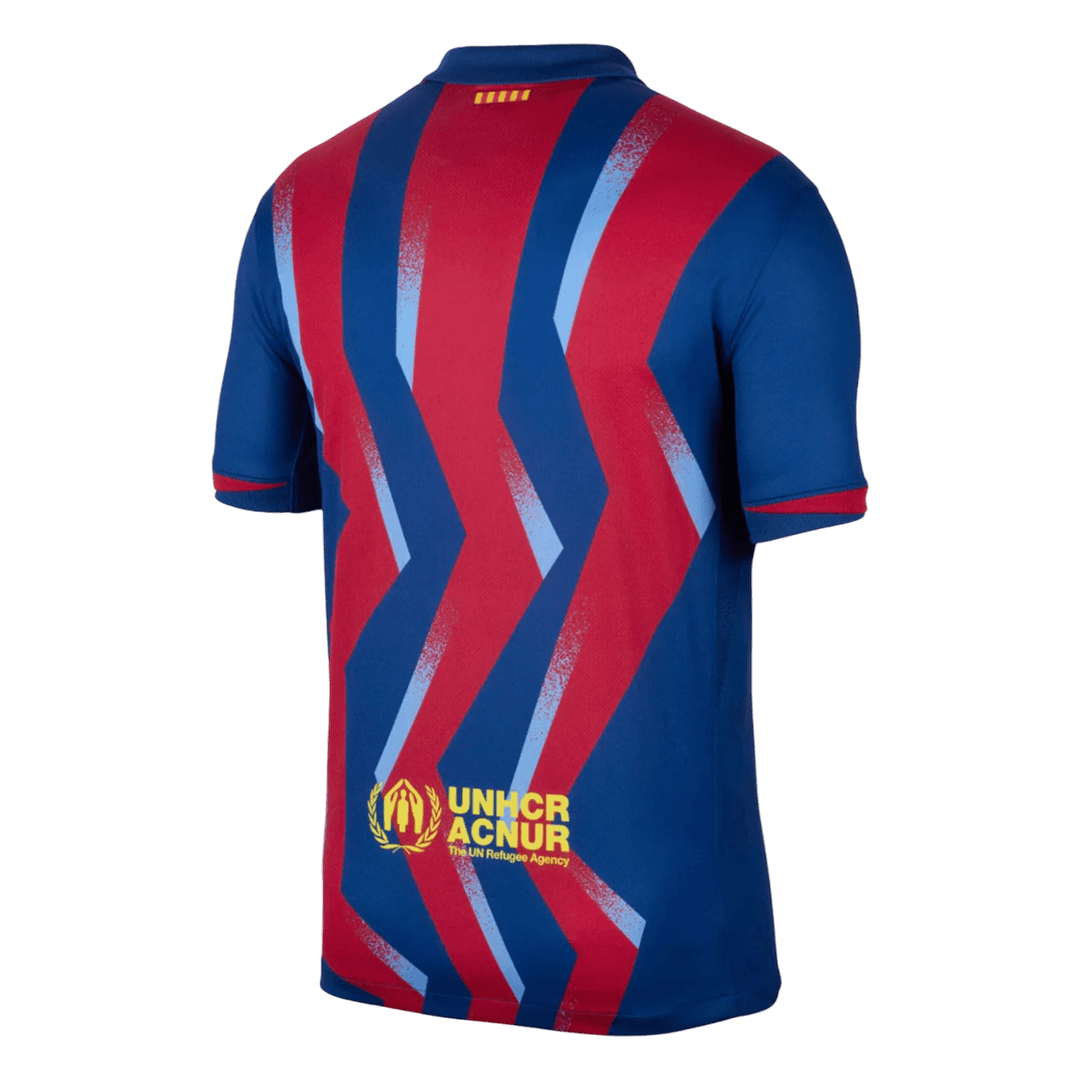 Barcelona Fourth Away Maillot 2025/26 Rouge&Bleu