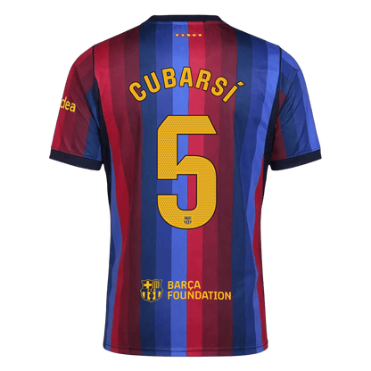 CUBARSÍ #5 Barcelona Domicile Maillot 2026/27 Blue&Garnet