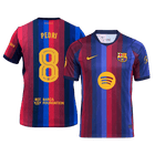 Maillot Domicile PEDRI #8 Barcelone 2026/27 Bleu&Grenat
