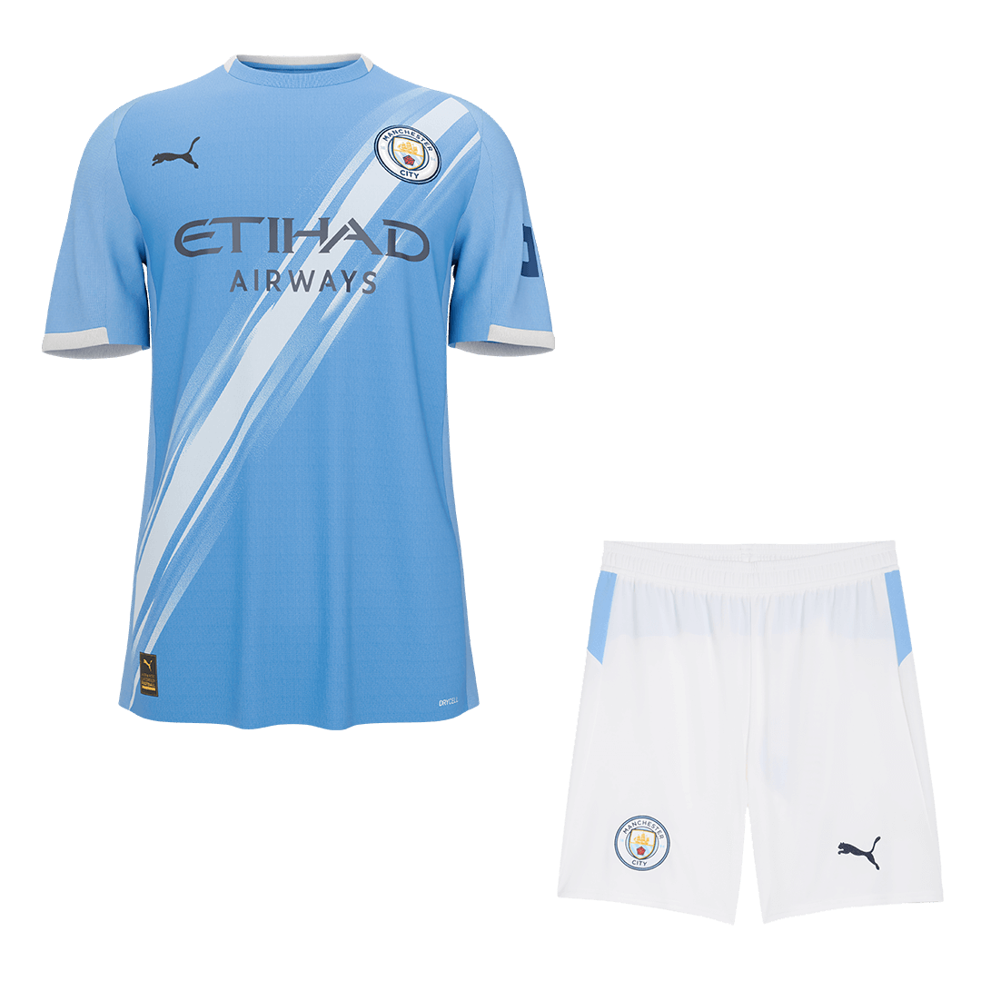 Maillot domicile Manchester City pour homme 2025/26 Bleu - Superbe