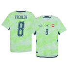 MAILLOT EXTÉRIEUR REULER #8 Suisse - Coupe du Monde 2026 Vert