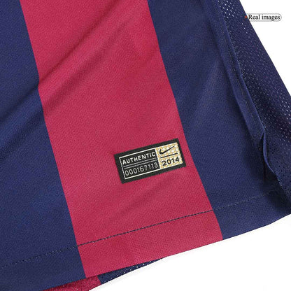 Maillot Domicile Rétro Barcelone 2014/15 Rouge&Bleu
